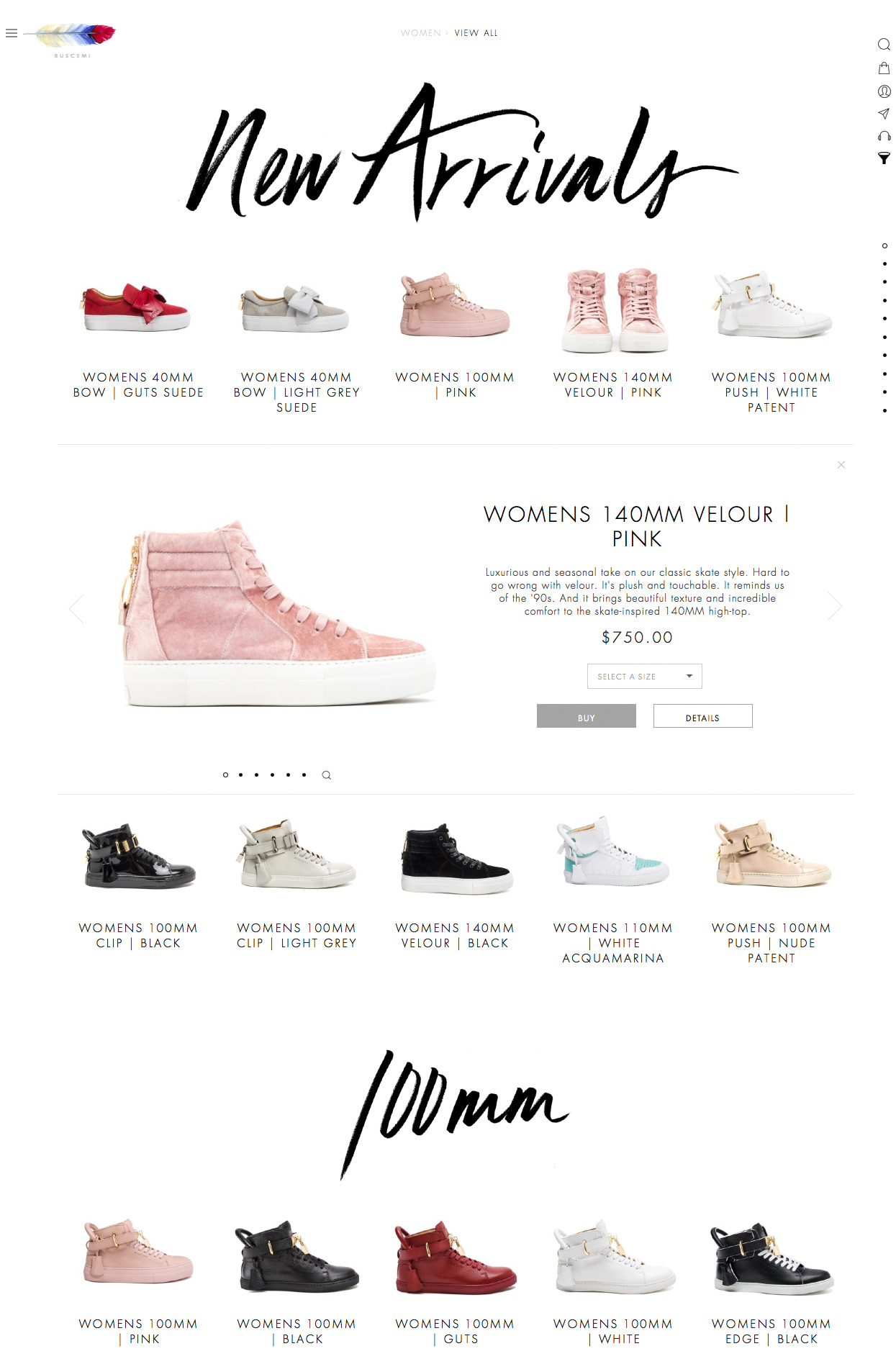 Buscemi Category Page