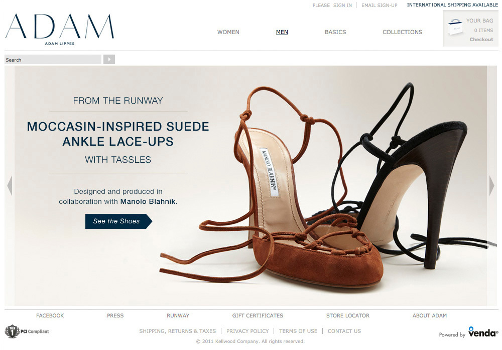 ADAM website
