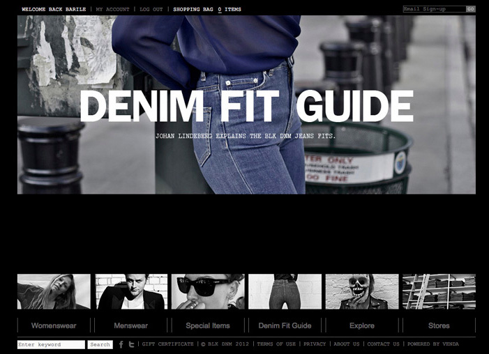 BLK DNM website