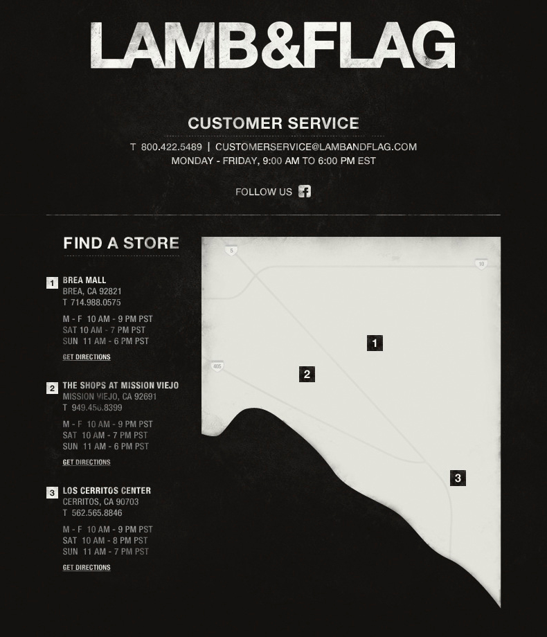 Lamb & Flag website